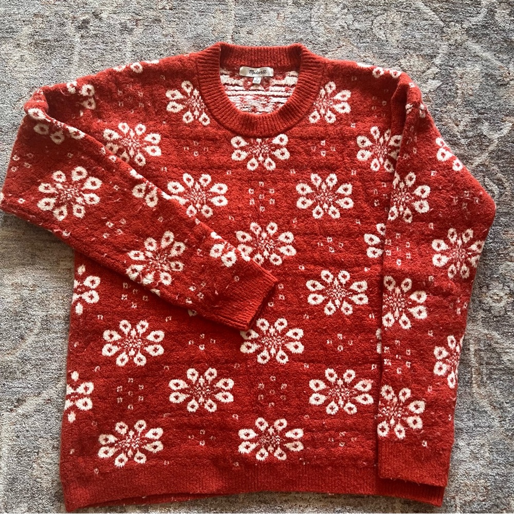 Madewell Fair Isle Pattern Sweater